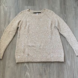 Kensie sweater with embellishments